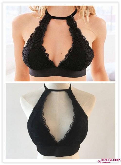 Áo Lót Ren Cổ V Quyến Rũ Cho Nữ