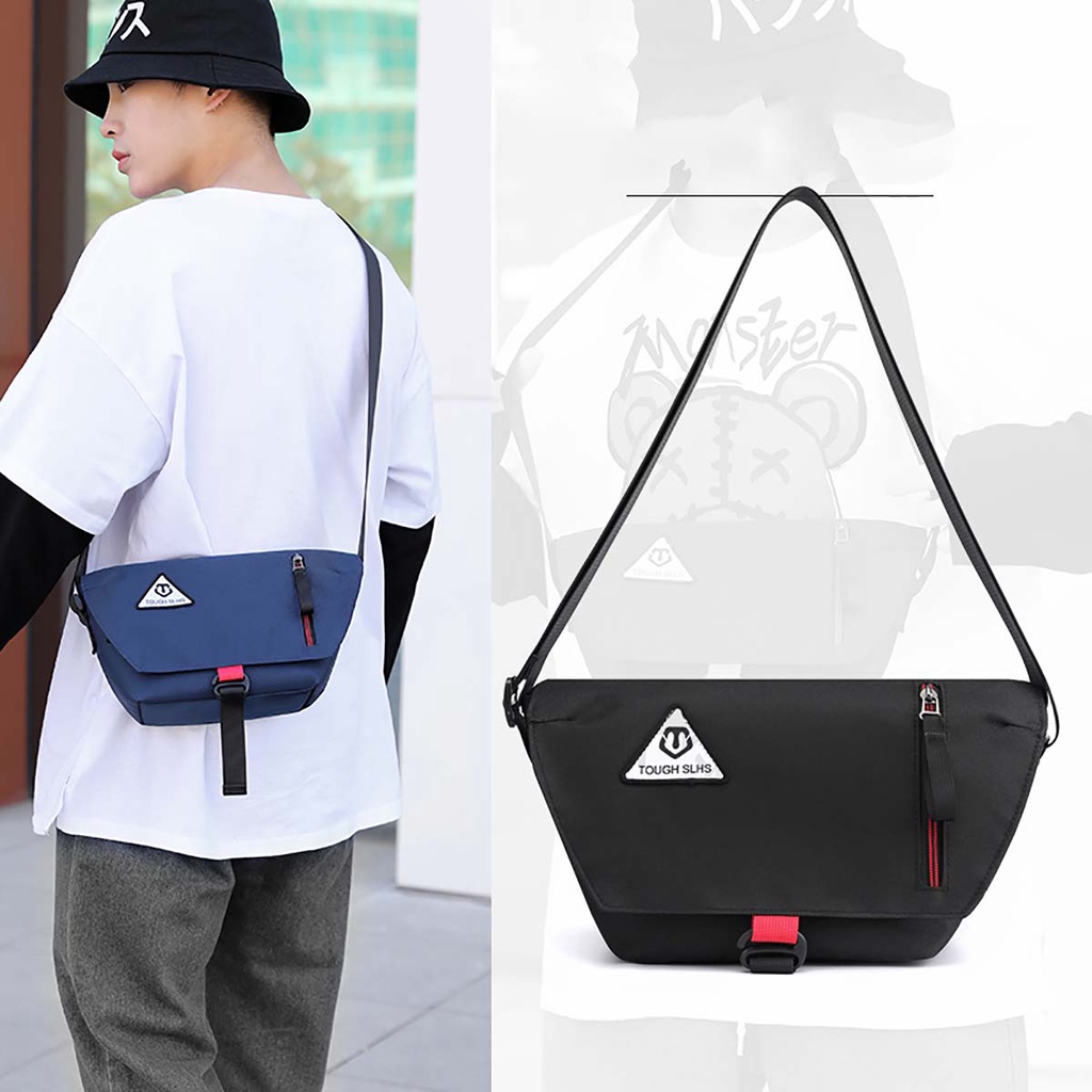 Túi Đeo Chéo Unisex Thời Trang Siêu Nhẹ Chống Nước, Sức Chứa Lớn, Khóa Kéo Êm Ái