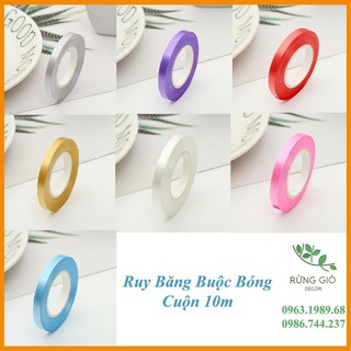Combo 3 Cuộn 10m dây ruy băng buộc bóng bay
