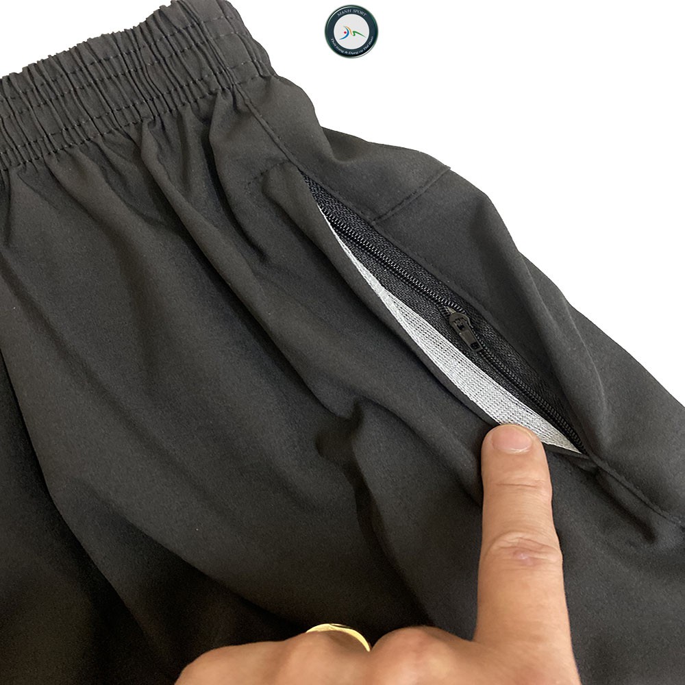 Quần Đùi Nam Thể Thao Màu Đen Vải Gió Mềm Mát [17] | BigBuy360 - bigbuy360.vn