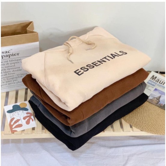 (Video+Ảnh Thật) Áo Hoodie Essentials Chất Nỉ Bông Cotton Dày Dặn Có Đủ 4 Màu - Áo Hoodie Nam Nữ Thời trang hottrend | BigBuy360 - bigbuy360.vn