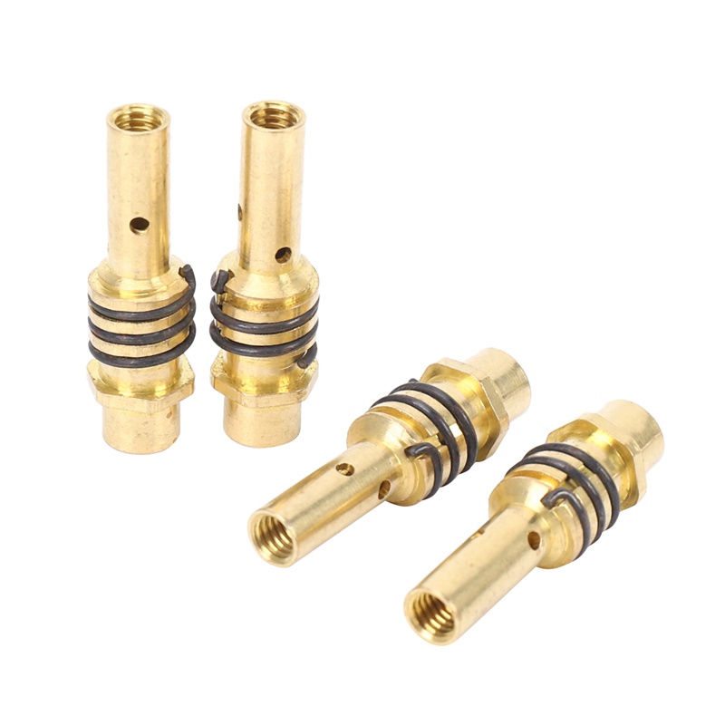 11pcs 'Set Mig Welding Nozzles Torch Nozzles Gold Tip Holder Contact Tips 0.040 Inch Gas Diffuser Set For Torch
