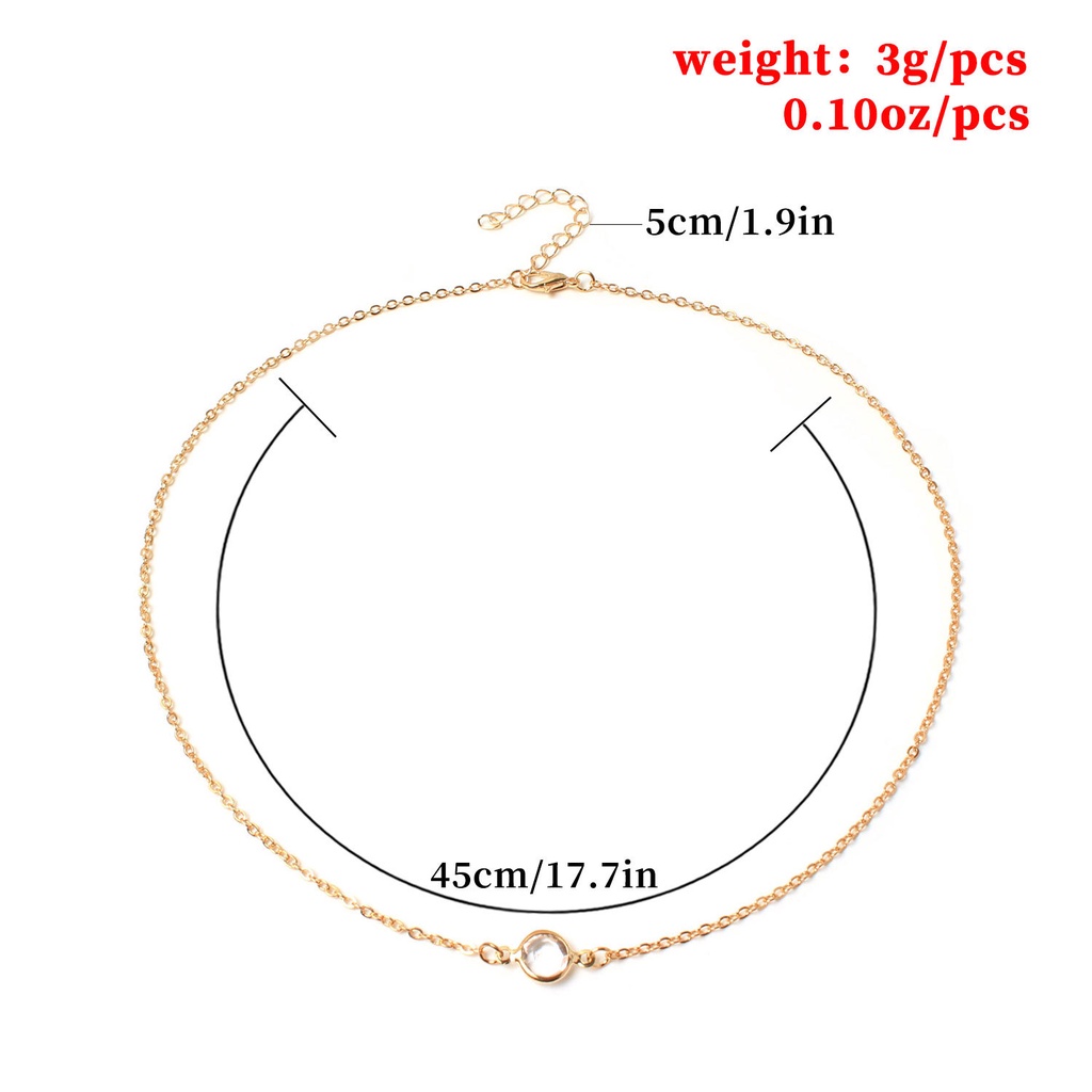 Vòng cổ Hợp Kim Kiểu Dáng Đơn Giản Thời Trang Dành Cho Nữ