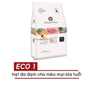 Thức ăn hạt hữu cơ natural core eco c1 đa đạm cho mèo - 5kg