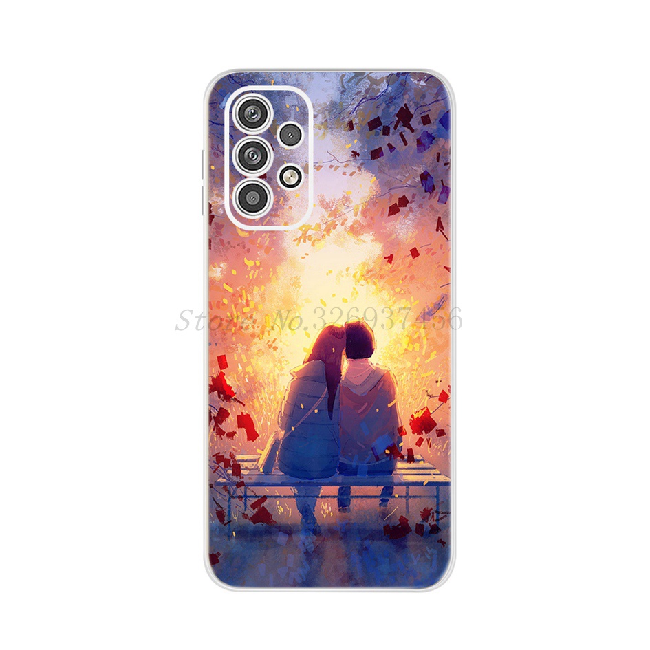 Ốp Điện Thoại Mềm Họa Tiết Trái Tim Thời Trang Cho Samsung Galaxy A23 A33 A53 A73 5G A23 4G SM-A235F A 23 A 53