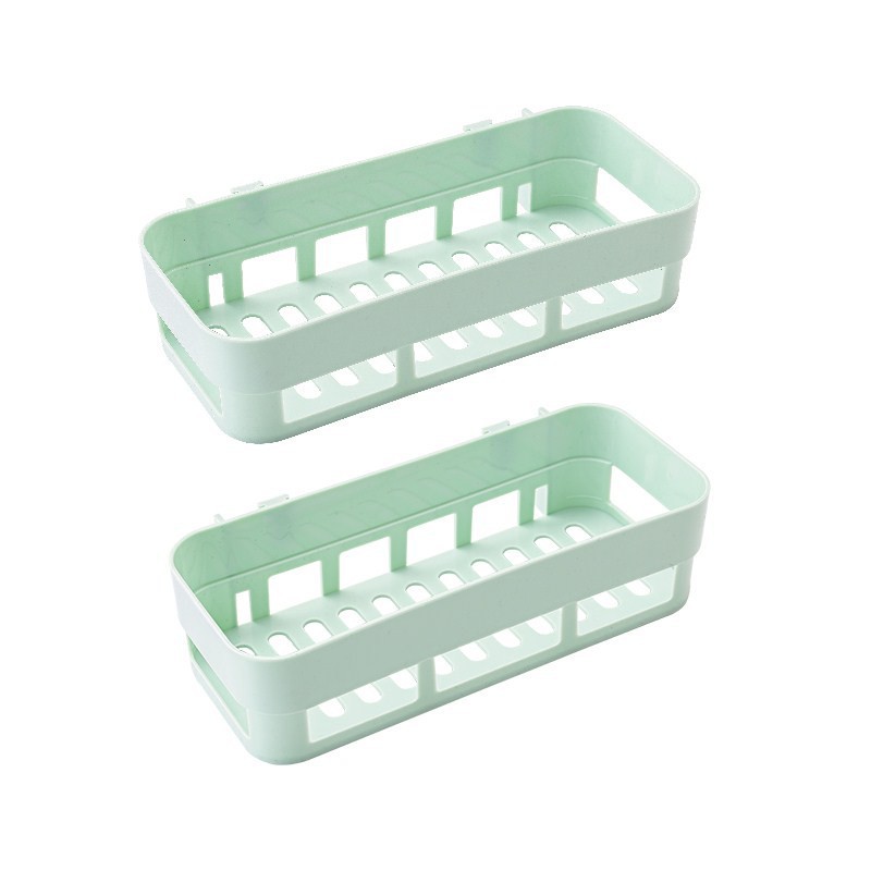 Kệ Nhựa Treo Tường Nhà Tắm Nhà Bếp Dán Tường Siêu Chắc Kích Thước 26 x 10 x 6.5 cm