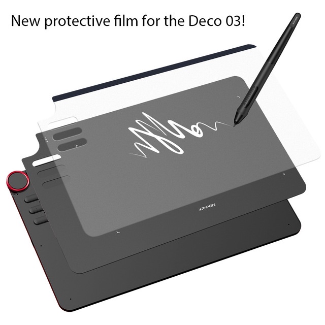 Phim bảo vệ bút XP cho DECO01V2, Deco 02, DECO 03, Deco Pro S / SW, Deco Pro M / MW, Star G960 / G960S / G960S Plus, Máy tính bảng vẽ Star 03
