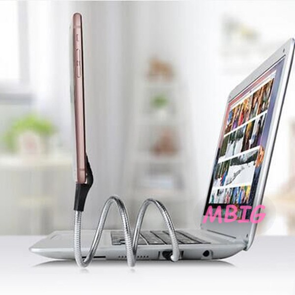 MG Lazy Bracket Charging Cable Anti-Fracture Car Dock Flexible Stand Up Phone Data Cable Holder @vn