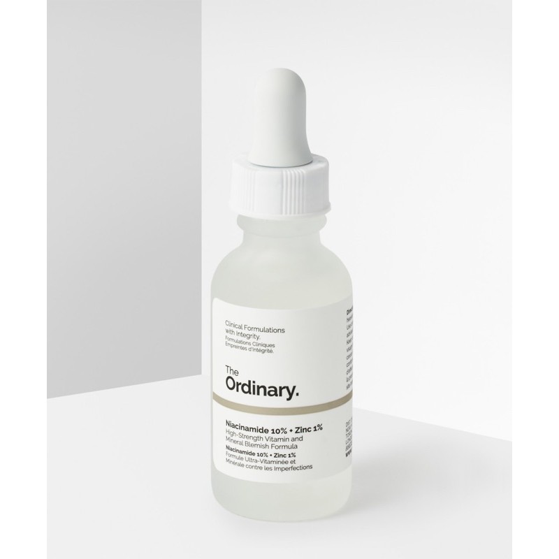 Tinh chất giảm mụn thâm The Ordinary Niacinamide 10% + Zinc 1%