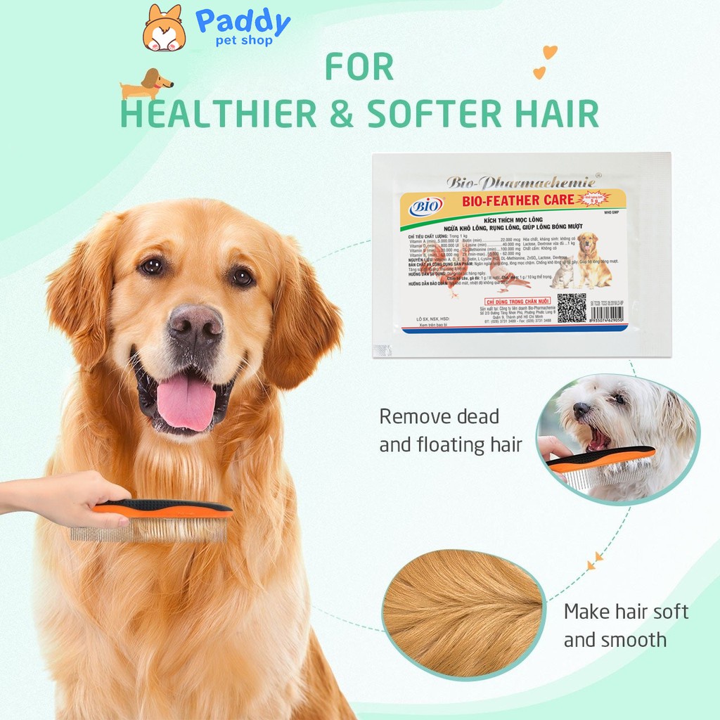 BiO Feather Care Kích thích mọc lông, Giảm rụng, Giúp Lông bóng mượt