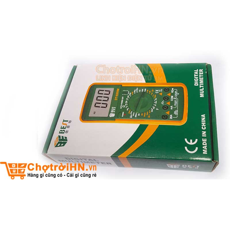 Đồng hồ đo điện, đồng hồ vạn năng Best 9205M đo Volt, ampe, điện trở và linh kiện điện tử cơ bản