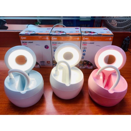 Đèn Bàn Sạc Led Comet CT177 5W có ngăn chứa dụng cụ, đặt điện thoại phương ngang