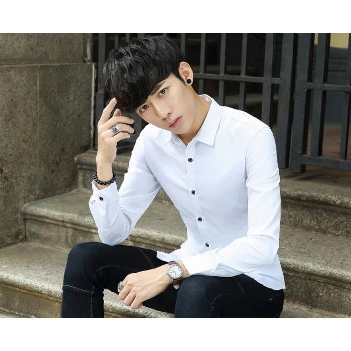 Áo Sơ Mi Nam Trắng Công Sở Cao Cấp Đẹp Quốc Dân  OTA SM001