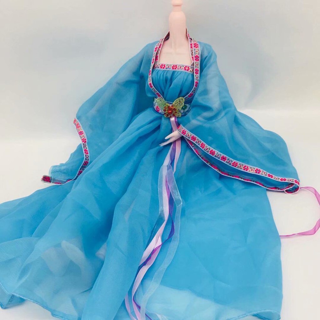 60 cm quần áo cổ trang phục đồ chơi búp bê Barbie bộ cung điện hoàng thiếp trẻ em nhà
