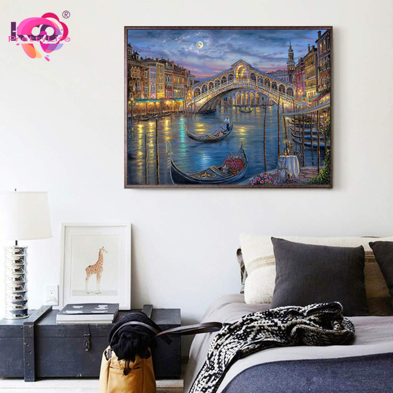 Bộ tranh đính đá 5D họa tiết hoạt hình Disney độc đáo Diy dùng trang trí nhà cửa 40x30