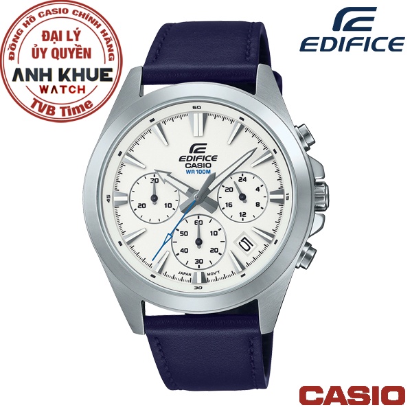 Đồng hồ nam dây da Casio Edifice chính hãng Anh Khuê EFV-630L-7AVUDF