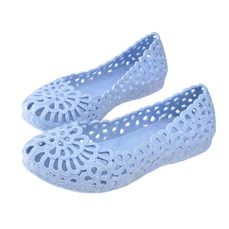 Xăng đan Nhựa Đi Mưa Đế Mềm Chống Trượt Thời Trang Mùa Hè Cho Bé Gái