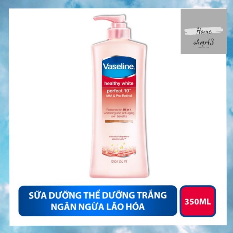 Dưỡng thể Vaseline 350ml hàng cty