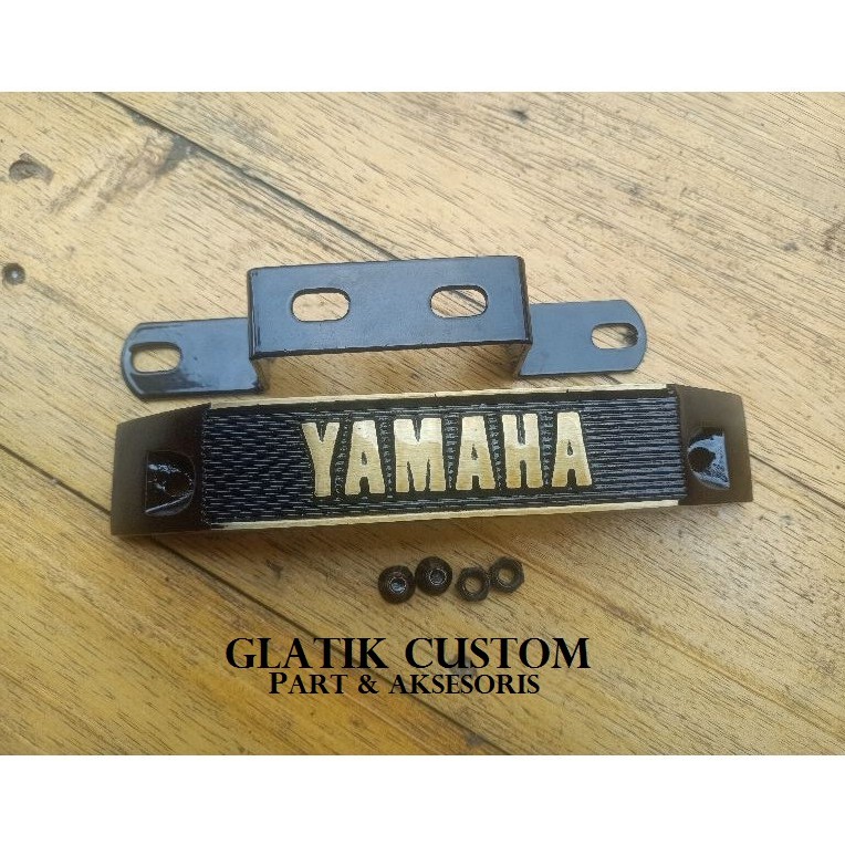 Bộ Giá Đỡ Bằng Nhôm Màu Vàng / Đen Chuyên Dụng Cho Xe Yamaha Rx King