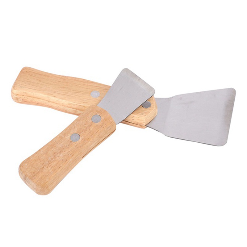 1 cái Thìa cài đặt trần Muỗng với tay cầm bằng gỗ Căng phim trần Phụ kiện xẻng để hàn đàn hạc