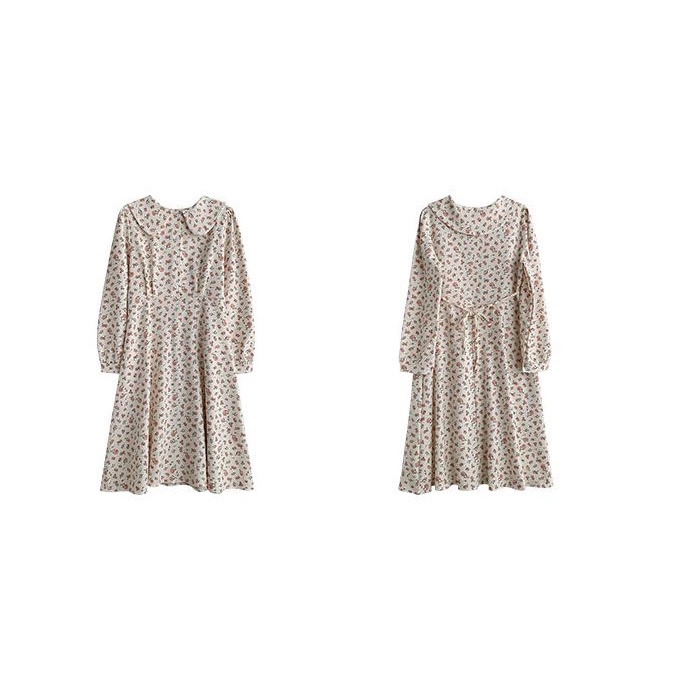 ĐẦM/ VÁY ULZZANG HOA NHÍ TAY DÀI DÁNG BABYDOLL VINTAGE PHONG CÁCH HÀN QUỐC DIỆN DU LỊCH ĐI CHƠI, ĐI LÀM, HOTTREND TIKTOK