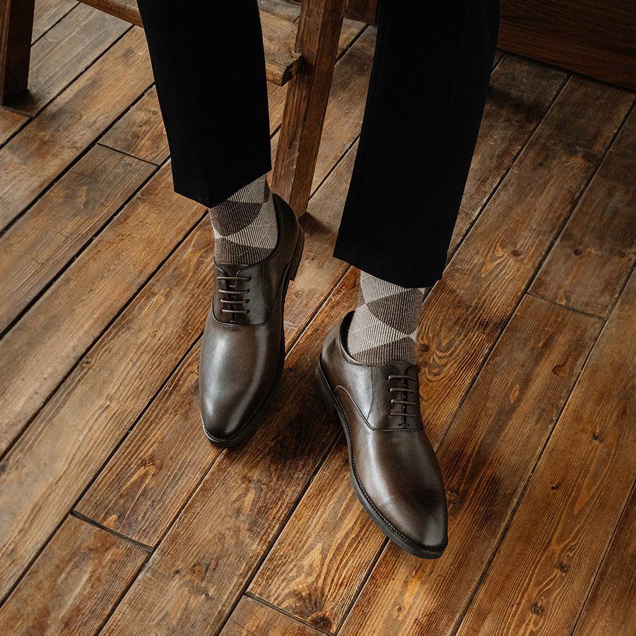 Giày da Oxford nam LAFORCE GNLA135-5-N Tặng Tất Nam Cao Cấp