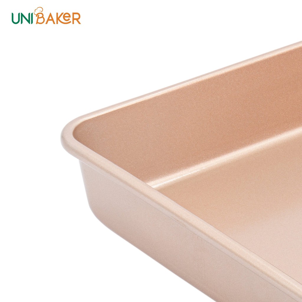 Khay nướng chữ nhật thành cao Unibaker 32.5x 27x 5.5 cm