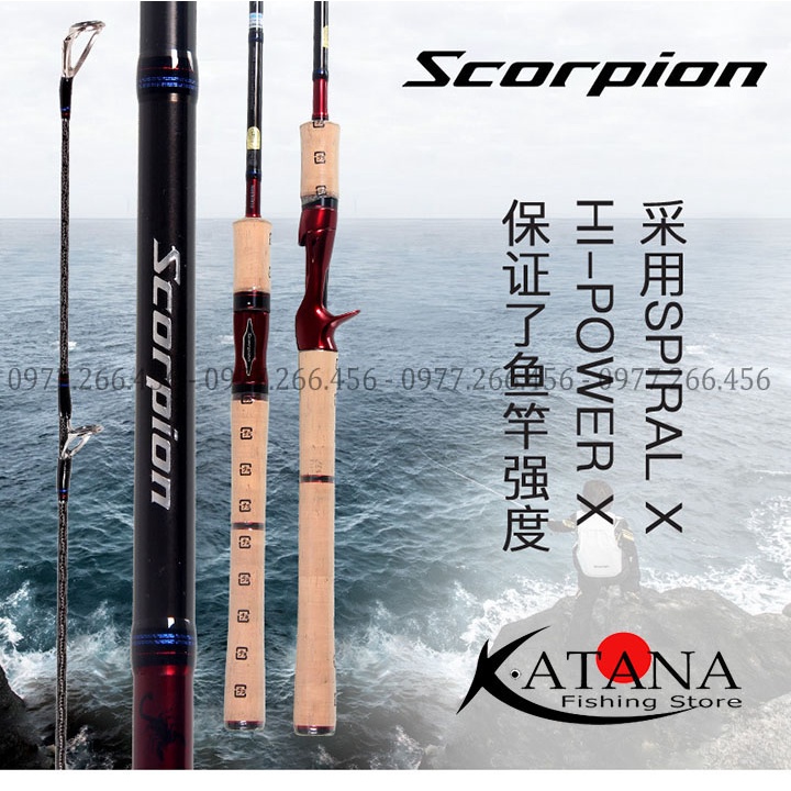 Cần Câu Shimano Scorpion - Máy Đứng , Máy Ngang