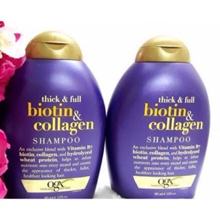 Dầu  gội / xả Biotin OGX ngăn rụng tóc - order Mỹ  - thùng 50 chai