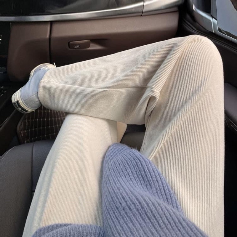 QUẦN ỐNG RỘNG GÂN SIÊU HOT