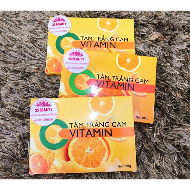 Tắm Trắng Cam Vitamin C