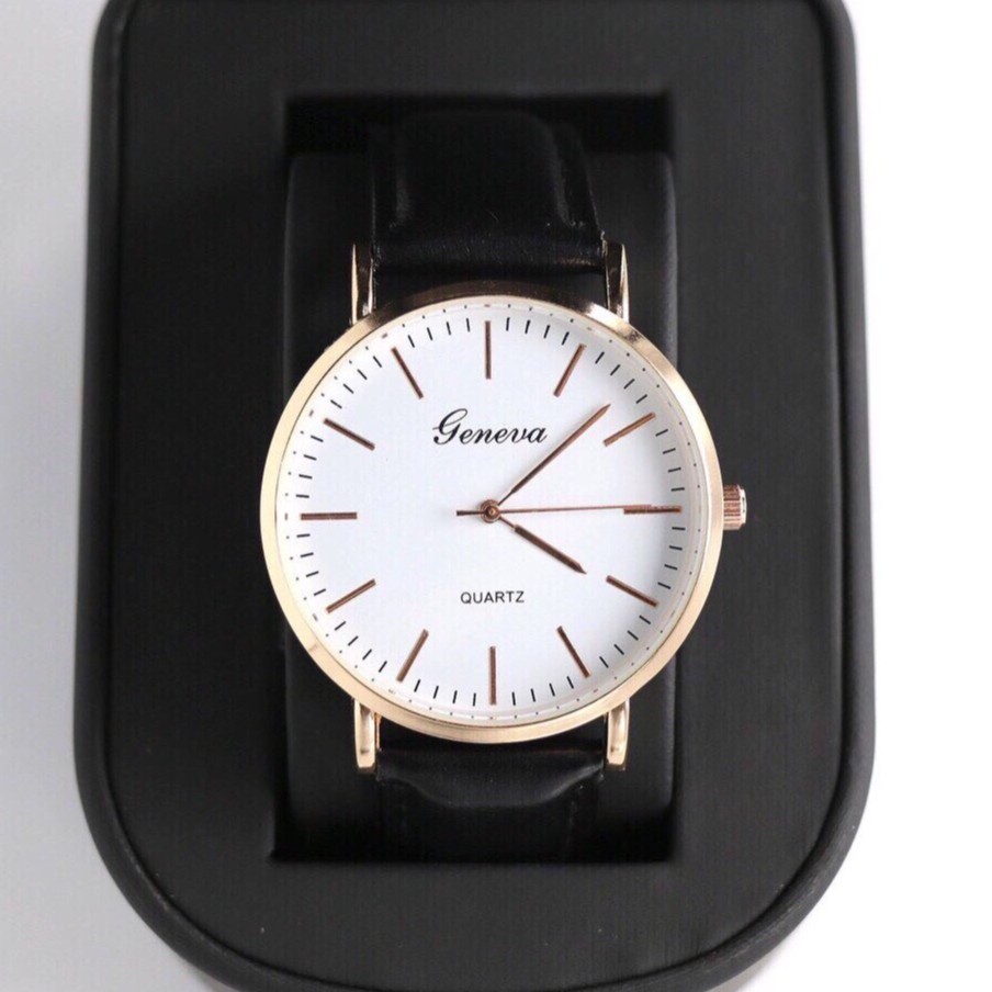 Đồng Hồ Nam Geneva Platinum Cao Cấp Khung Thép Chống Gỉ Mạ Vàng Ánh Kim Tinh Xảo | BigBuy360 - bigbuy360.vn