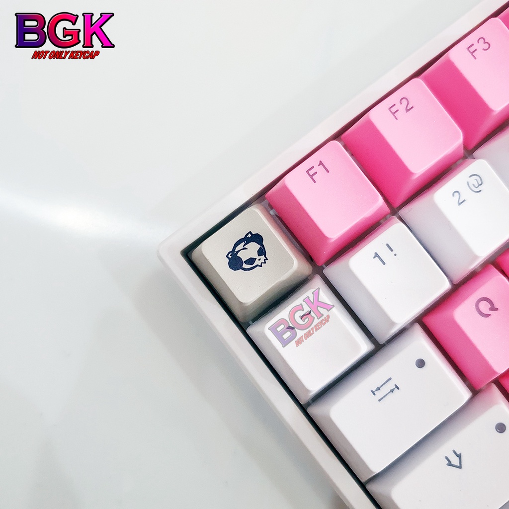 Keycap Lẻ Hình LOGO AKKO OEM profile in dye sub ( keycap resin độc lạ )( Keycap Artisan )