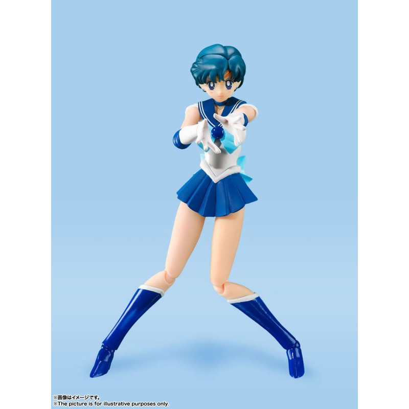 MÔ HÌNH NHÂN VẬT ANIME THỦY THỦ MẶT TRĂNG THỦY THỦ SAO THỦY SHF SAILOR MERCURY -ANIMATION COLOR EDITION-