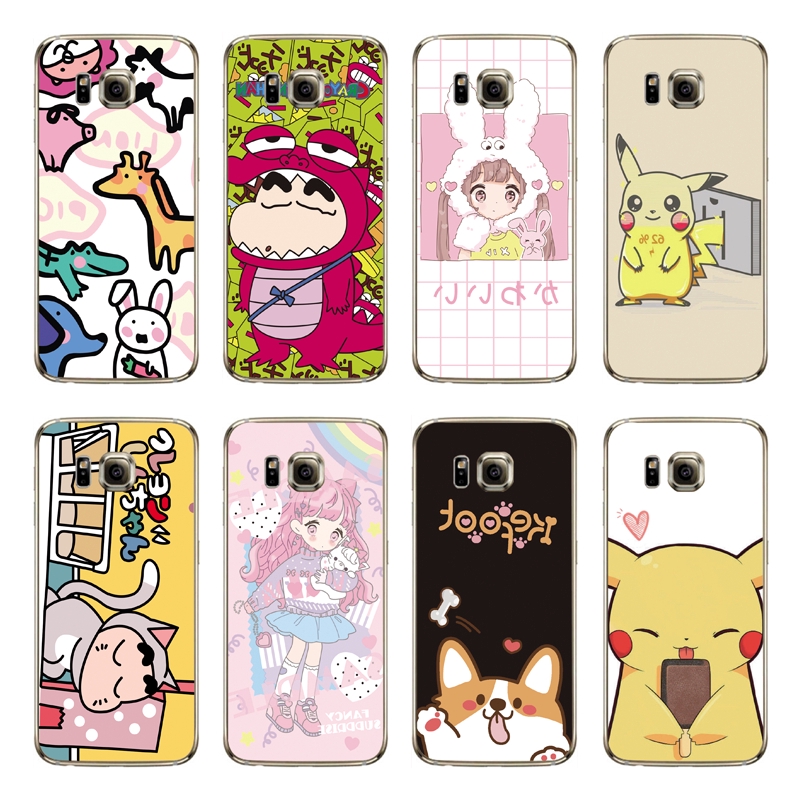 Ốp Lưng Silicone Mềm In Hình Pikachu Cho Samsung Galaxy S6 Edge Plus / S5 / S4 / I9600 / I9500