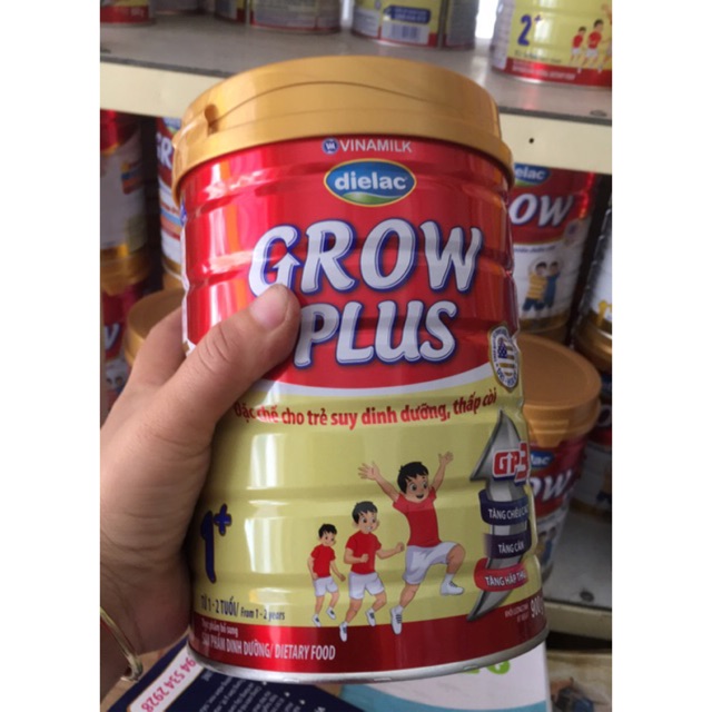 Sữa Dielac grow plus 1+ 900g dành cho trẻ từ 1-2 tuổi