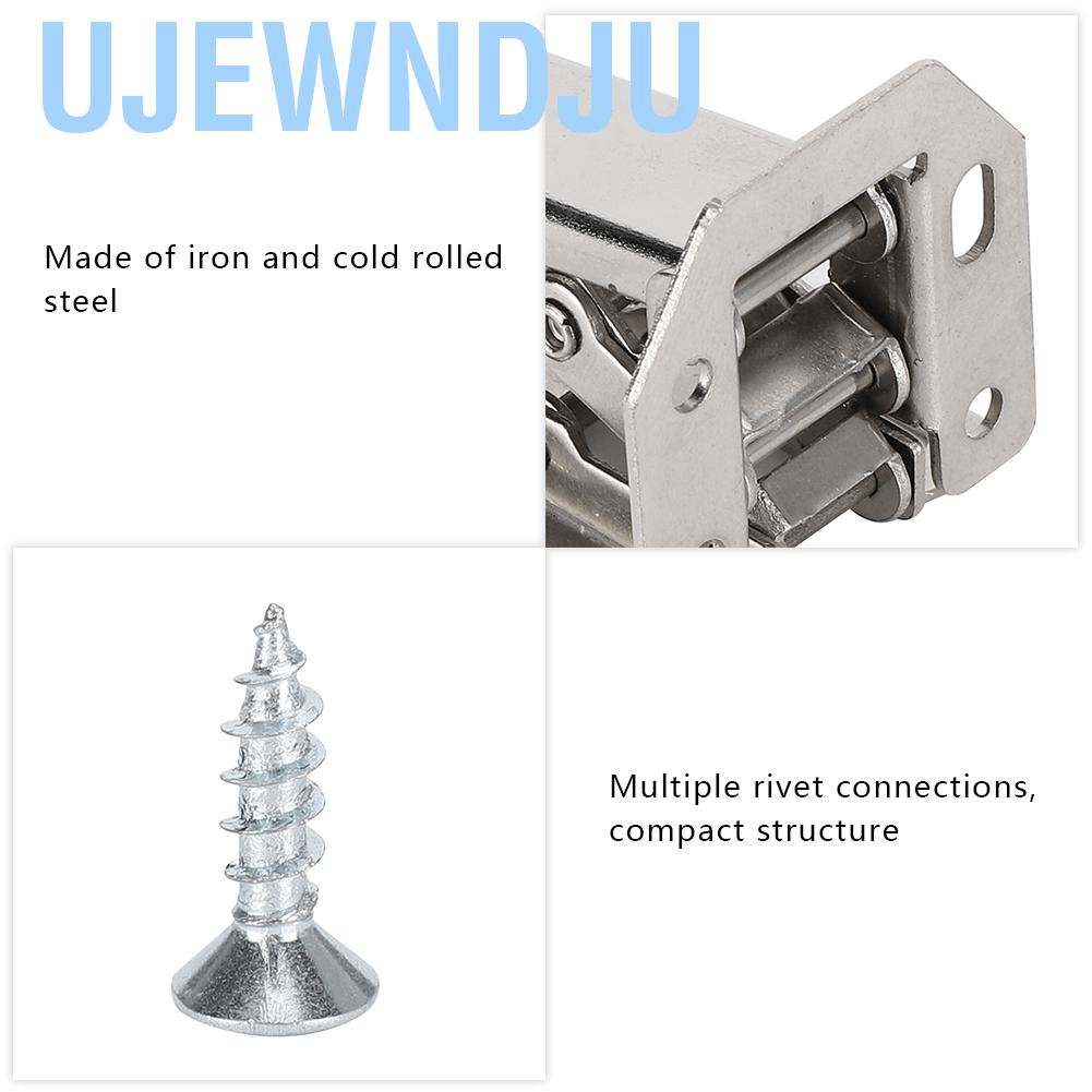 Ujewndju 20 Sets Hinges For Office Hardware Non‑Perforated Cabinet Wardrobe Door 3 Inches