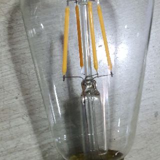 Bóng đèn led dây tóc Edison ST64 E27 vỏ màu trắng