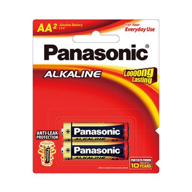 Pin Panasonic AA vỉ 2 viên nhập khẩu chính hãng 100%