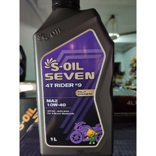 Nhớt S-Oil SEVEN 4T 10W40 Chai 1L,  nhập khẩu 100% Hàn Quốc