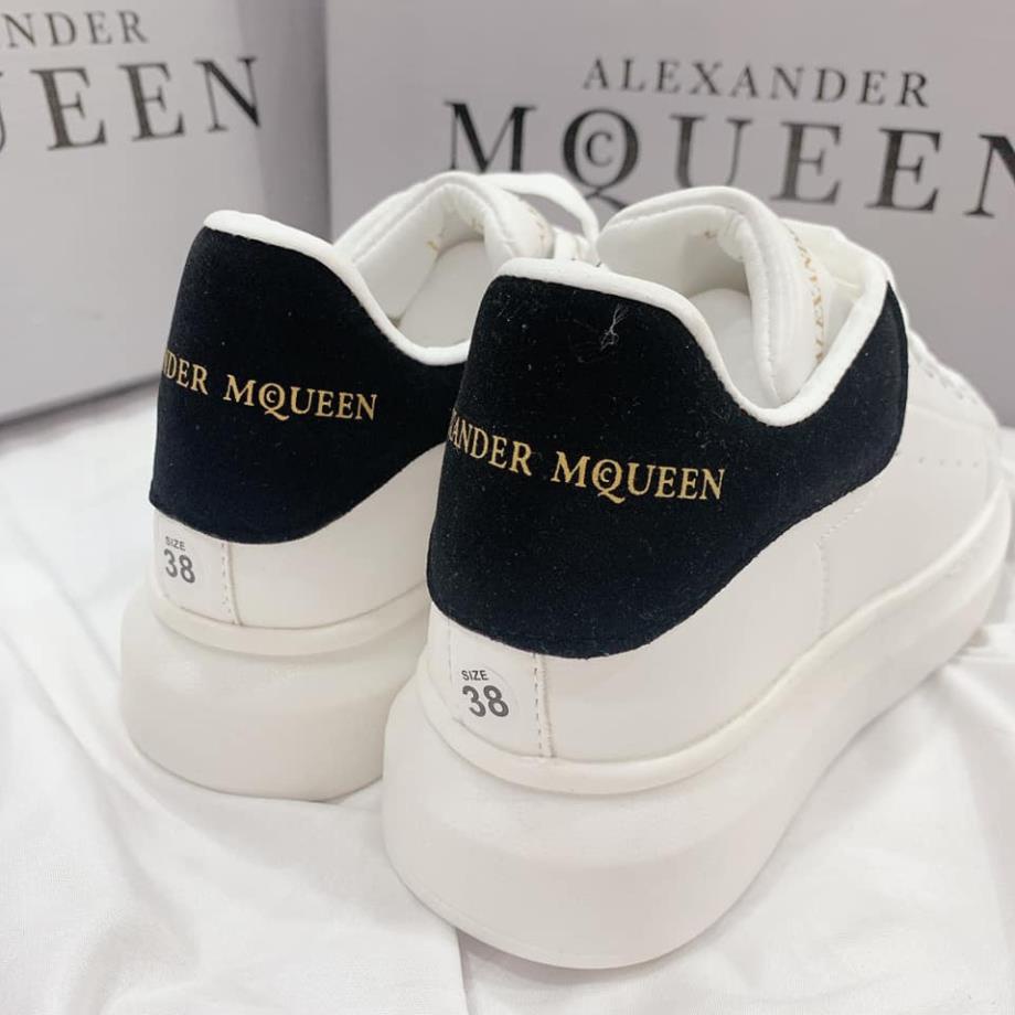 ! hàng chưa về  Giày MC Queen trắng gót đen Giầy alexander mcqueen cao cấp Full Size Full Box Free Ship