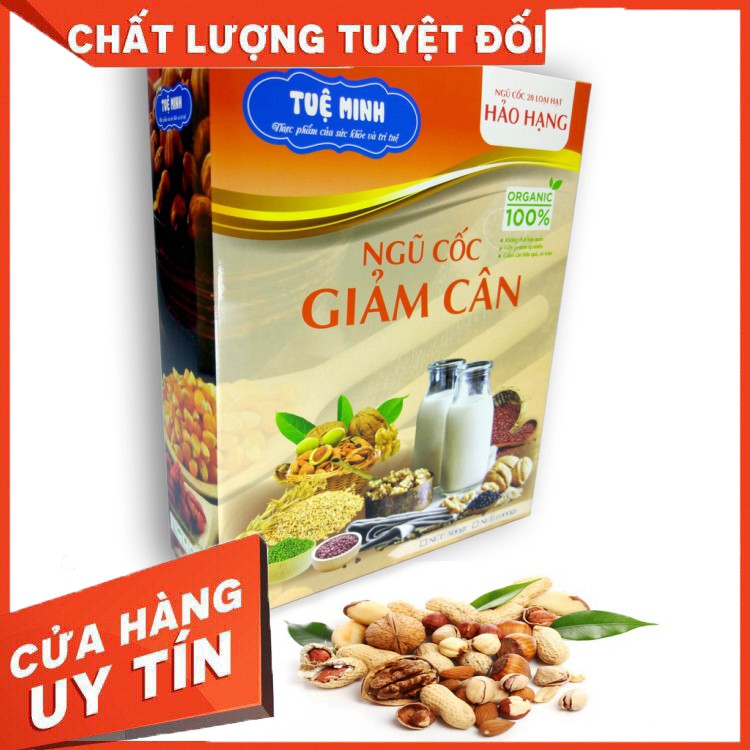 500gr Bột ngũ cốc giảm cân Tuệ Minh - 20 loại hạt nguyên chất