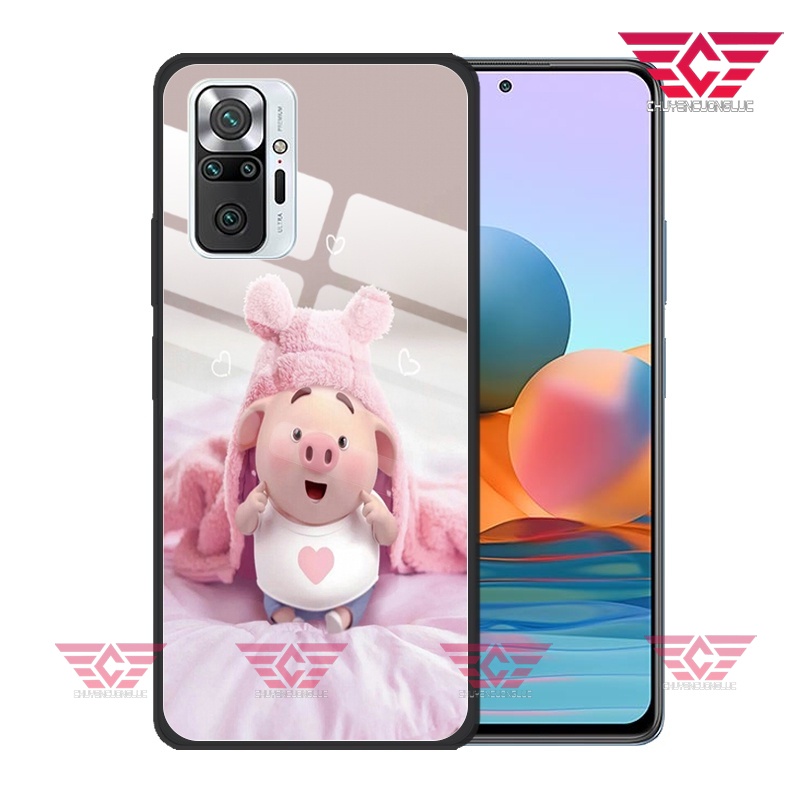 Ốp lưng xiaomi redmi note 10 - redmi note 10 pro - K30 - POCOFONE 3 CHÚ HEO DỄ THƯƠNG