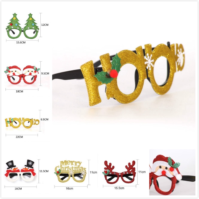 Kính mát hình thiết kế giáng sinh