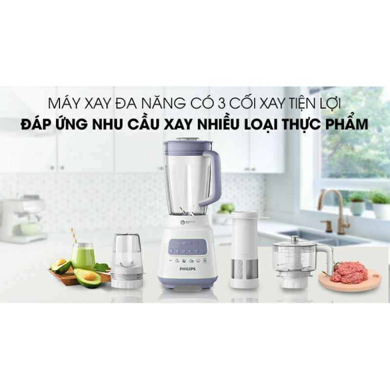 MÁY XAY SINH TỐ ĐA NĂNG PHILIPS HR2223