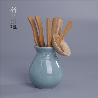 Dụng cụ pha trà bằng gỗ phong cách trung hoa