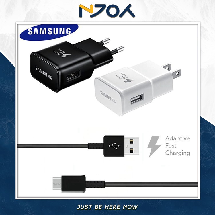 Combo Bộ Cục Củ Sạc và Dây Cáp Sạc Nhanh Samsung Cổng Micro USB 🔥Zin🔥 Tương Thích Các Dòng S7/A6/A7/A10/J3/J4/J5/J6/J7/