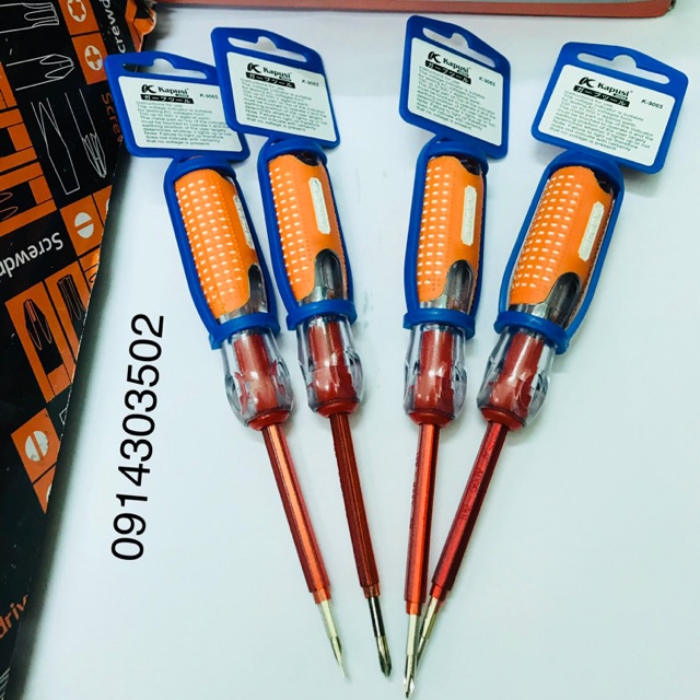 Bút thử điện Nhật Kapusi K-9065 Chịu tải cao lên đến 500 V