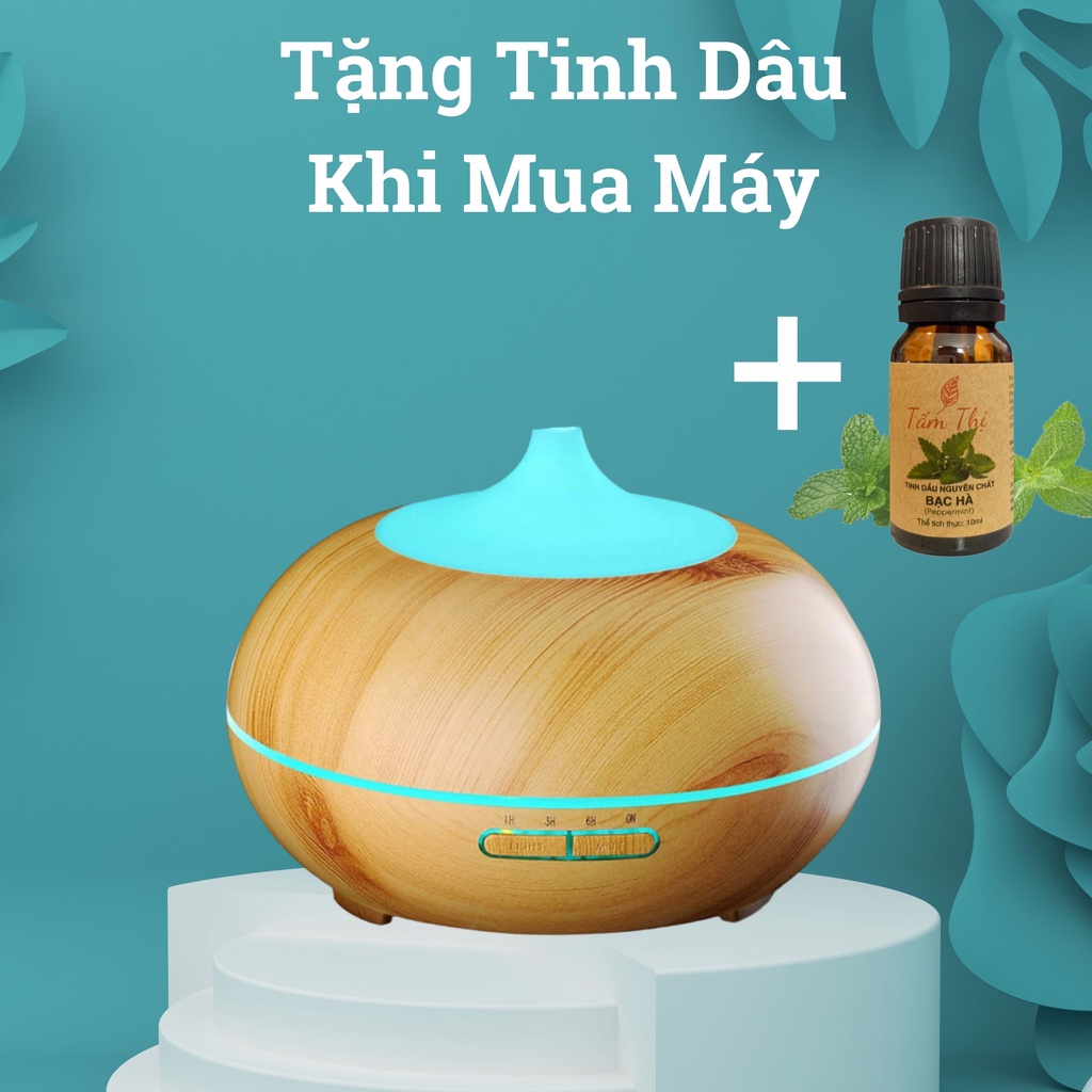 Đèn Xông Tinh Dầu Phun Sương Tạo ẩm Bí Ngô Cỡ Lớn 550Ml Máy Xông Tinh Dầu Khuếch Tán &amp; Remote Điều Khiển Làm Thơm Phòng