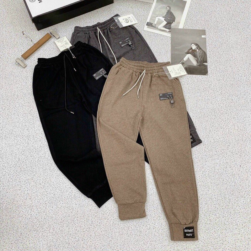 Quần dạ jogger nữ